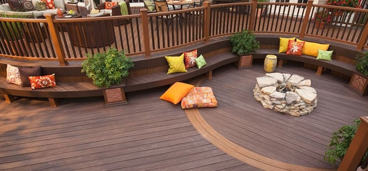 Gray TREX Decking in Cudahy, CA