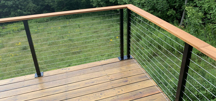 Installing Deck Cable Railing in Cudahy, CA