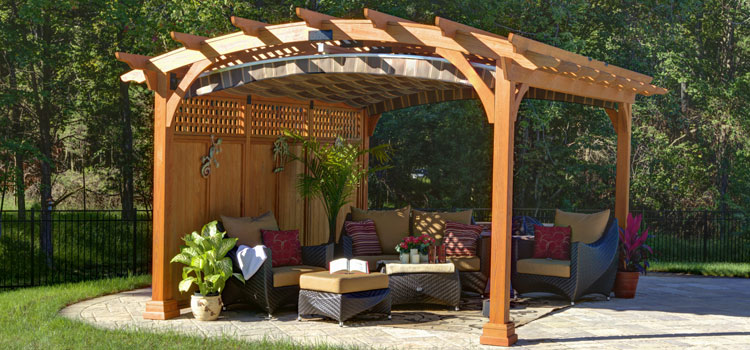 Modern Wood Pergola Installation in Cudahy, CA